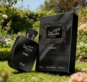 Hawas For Him Kobra Eau de Parfum for Men | Bold Woody Spicy Long-Lasting Scent | 100ml 3.38 fl oz