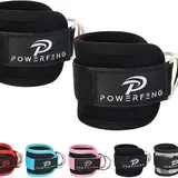 Ankle Strap Cable Machine Women, Glute Kickback Ankle Cuffs for Leg Workout Home Gym, for Leg Extensions & Booty Hip Abductors