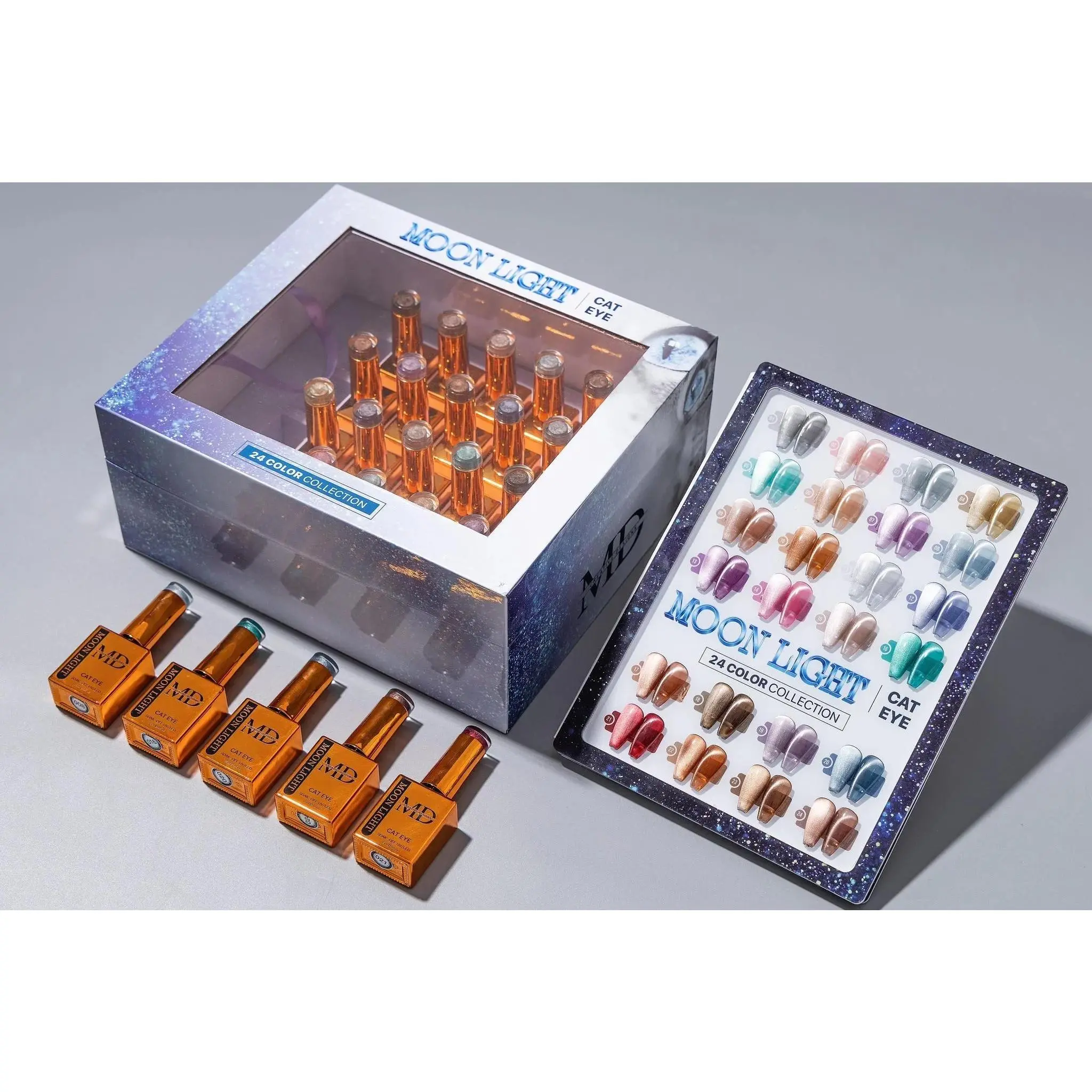 PLA Cat Eye Gel Polish Collections | HEMA-Free | TPO-Free | 18 or 24 Shades PLA Cat Eye Gel Polish Collections | HEMA-Free | TPO-Free | 18 or 24 Shades