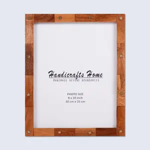 Star wood Pattern Picture Photo Frames - 8x10