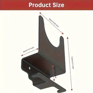 Metal Angle Grinder Organizer Rack, Wall Mounted Tool Holder with Cable Management, Durable Storage Shelf for Workshop Garage