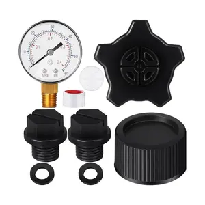 Pool Pressure Gauge Pool Replacement Parts Leakproof Duable Professional Drain Cap Assembly Pool Sand  Pool Drain Plug Cap