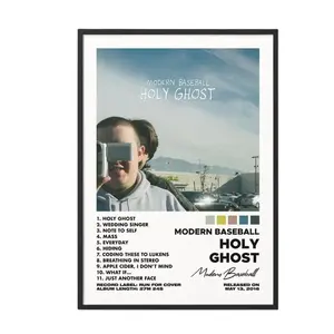 Modern Baseball - Holy Ghost Album Poster No Frame / Album Cover Poster / Music Gift / Music Wall Decor / Album Art / Decor Home