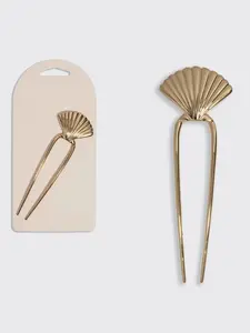 Elegant Clam Shell Hair Clip, French Hair Accessory for Women, Plain Design, All Seasons, Stylish Hairpin