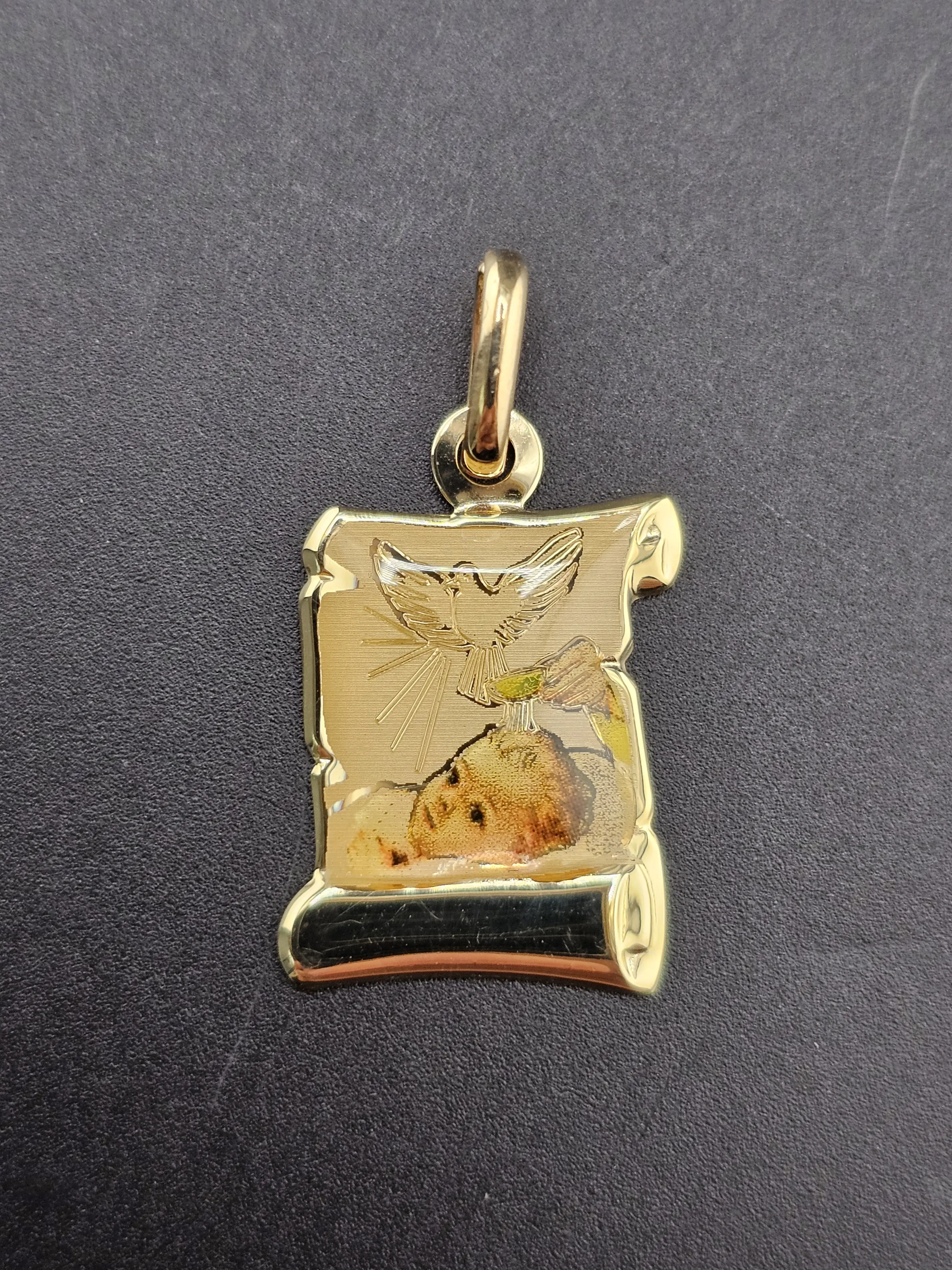 14K Gold Pendant - Baptism