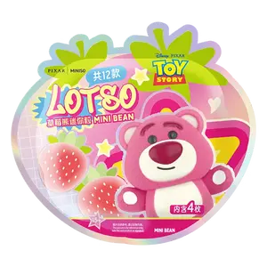 [Limited Edition New Product] MINISO Disney Strawberry Bear Mini Figure Blind Bag Cute Figure Blind Box Desktop Decoration