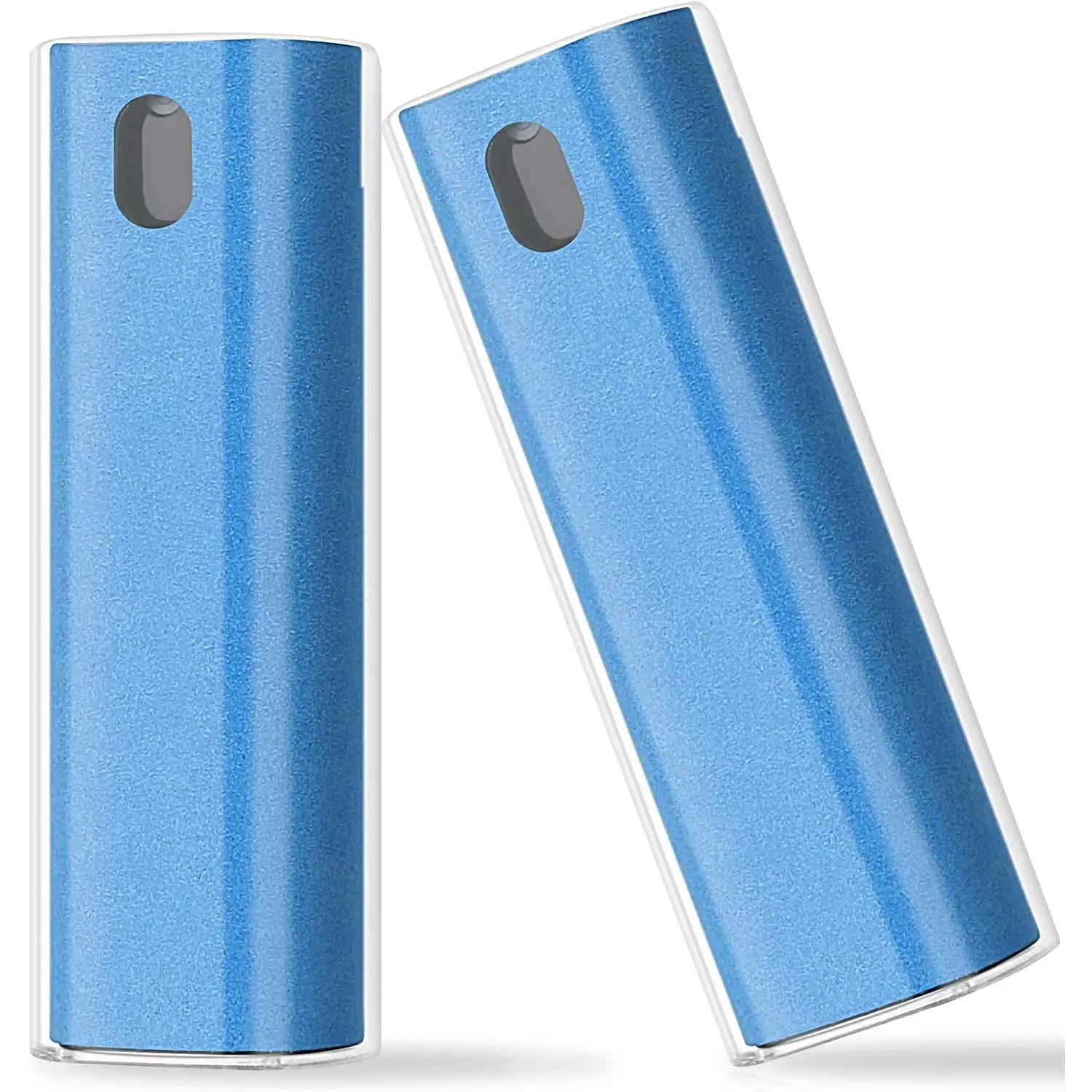 2 count Fingerprint Proof Cleaner, 3 in 1 Touchscreen Mist Spray Wipe Cleaner Soft Fiber Flannel, Safe for All Phones Glasses Tablet Laptop TV Watch Screens (Blue)