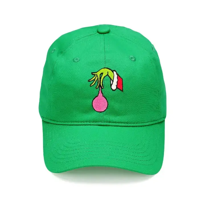 Grinchmas Embroidered Christmas Hat Funny Holiday Cap Unisex #M190VL-GRN-GMAS24