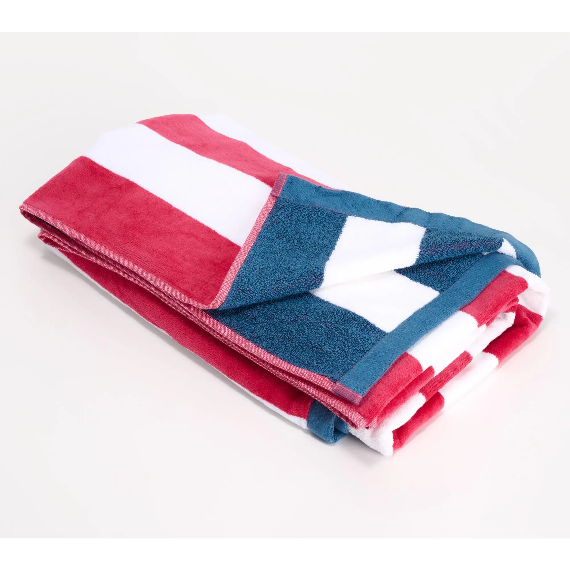 Home Reflections Reversible Cabana Stripe Beach Towel Home Reflections Reversible Cabana Stripe Beach Towel