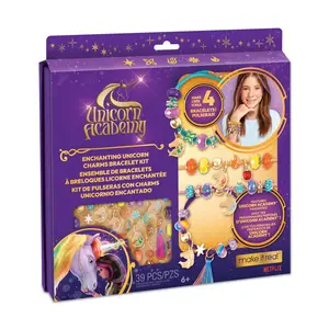 Make It Real Unicorn Academy 39pc Charms Bracelet Kit