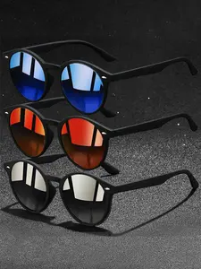 3 pcs of the latest trendy retro round sunglasses,suitable for both men and women,offering multiple color options to meet different needs. UV400 protection shields your eyes,suitable for various occasions.The fashionable retro design is widely loved.