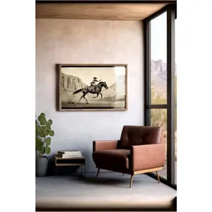 [Sale off up to 65%][Free Ship][No Frame] Vintage Film Still Outlaw Print, Modern Western Wall Art, Cowboy Cowgirl Decor, Wild West, Horse Poster, Modern Farmhouse, Nursery Print