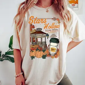 Stars Hollow Shirts, Gilmore Girls Shirt, Fall Vibes Shirt, Luke's Diner Coffee, Autumn Festival, Lukes Diner, Dragonfly Inn