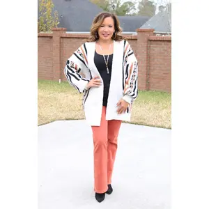 Holding On Aztec Print Cardigan