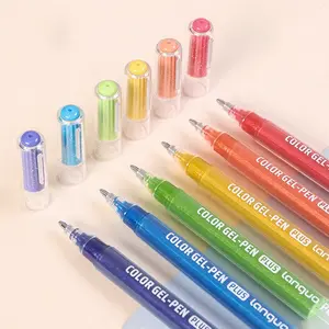 6 Color Drawing Highlighter Pens, Smooth Ink Flow, Ideal for Students, High-Quality Sketching & Marking, New Condition