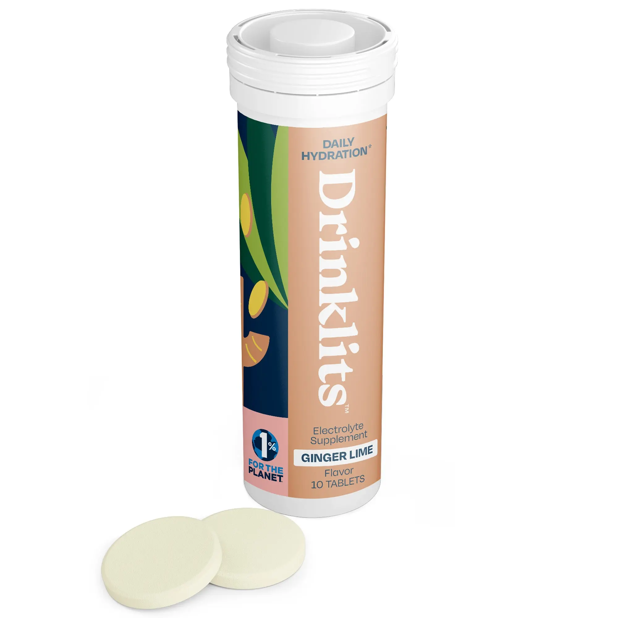 GINGER-LIME Electrolyte Tablets for Daily Hydration