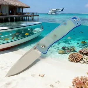 Top Rated Folding Knife - EDC Pocket Knife for Men, Sharp Stainless Steel Blade with Secure Lock, Ideal for Camping Hiking Fishing