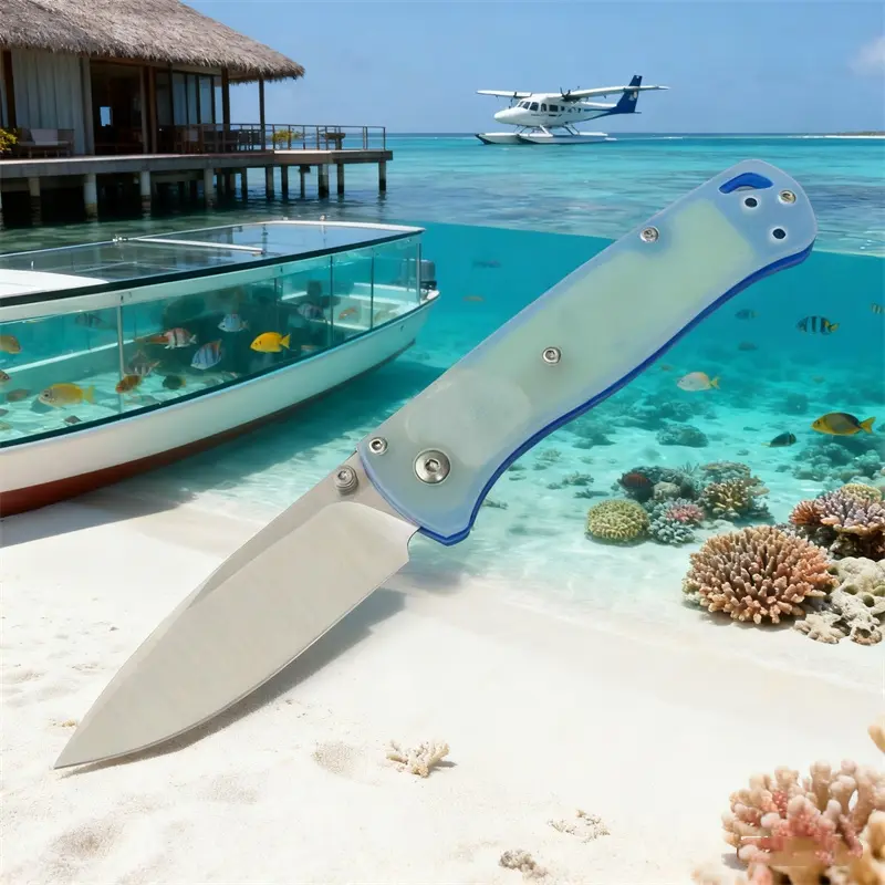 Top Rated Folding Knife - EDC Pocket Knife for Men, Sharp Stainless Steel Blade with Secure Lock, Ideal for Camping Hiking Fishing