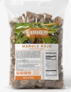 Kurandero Authentic Mexican Mangle Rojo Rhizophora mangle from Coastal Mangroves Bold Earthy Aroma & Woody Flavor 100% Natural Vegan Non-GMO Gluten-Free