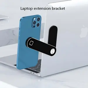 Laptop Extender Phone Stand, Side Mount for Laptop & Desktop Monitor, Magnetic Portable Phone Holder, Compatible with All Models