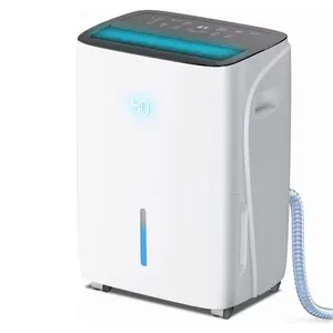 KISSAIR 80/120/150 Pint Dehumidifier for Basement and Home, Covers up to 1215 Sq. Ft Rooms, High-Efficiency Dehumidifier with Drain Hose and 4/8L Water Tank, Auto Humidity Control, 24HR Timer