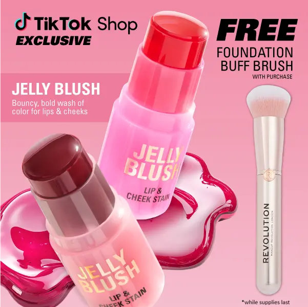 Revolution Jelly Blush Stick Lip and Cheek Stain Revolution Jelly Blush Stick Lip and Cheek Stain