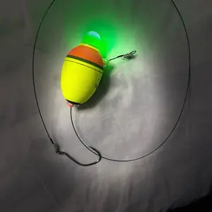 Lighted Catfish/gar floater fishing leaders