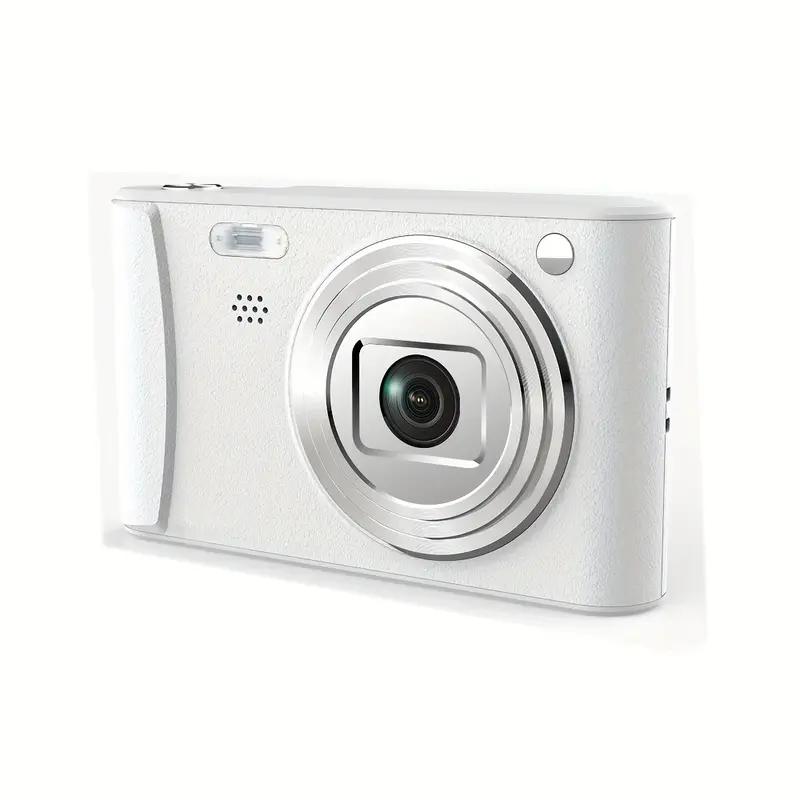 HD Digital Camera 8x Digital Zoom Camera for Vlog 3.0 Inch LCD Rechargeable Camera, Photography Camera for Teenagers and Beginners Supports 64GB TF Card for Photos, Videos and Cameras Thanksgiving and New Year Gift Portable and Durable Christmas Men Pink