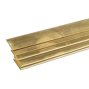 Brass Strip: 0.032" Thick x 1/2" Wide x 36" (5 Pieces)