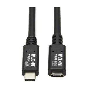 Eaton Tripp Lite series USB-C Extension Cable (M/F) - USB 3.2 Gen 1 (5 Gbps), Thunderbolt 3 Compatible, Black, 6 ft. (1.83 m)