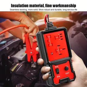 Red Relay Tester 12V Universal Electronic Automotive Car Circuit Detector Battery Checker Auto Repair Tool