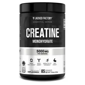 Creatine Monohydrate Powder 5g Daily Unflavored 425g - Vegan, Third Party Tested, Muscle Support for Men & Women - 85 Servings