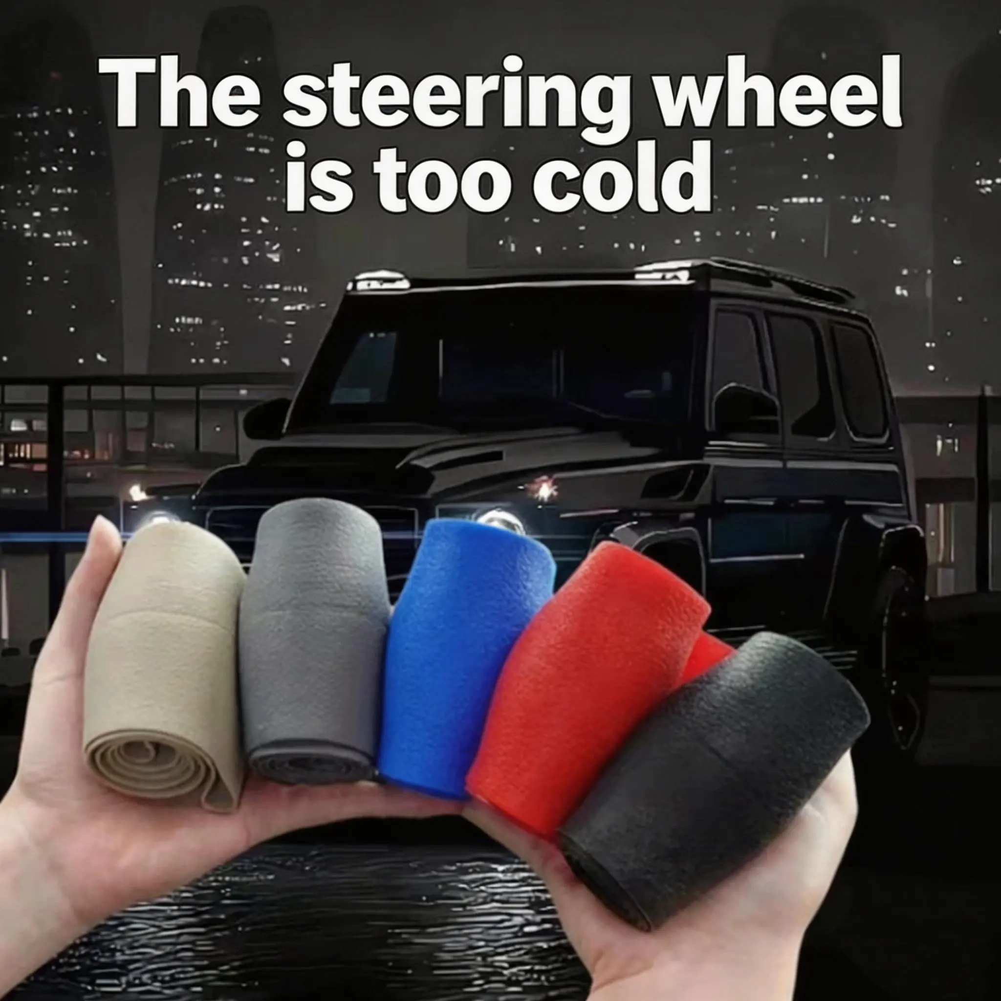 Ultra-Thin Soft Silicone Steering Wheel Cover - 4-Season Universal Fit, Wear-Resistant for Long Use, Anti-Slip, Breathable, Durable Car Interior Decor, Snug-Fitting Grip Protection Car Accessory