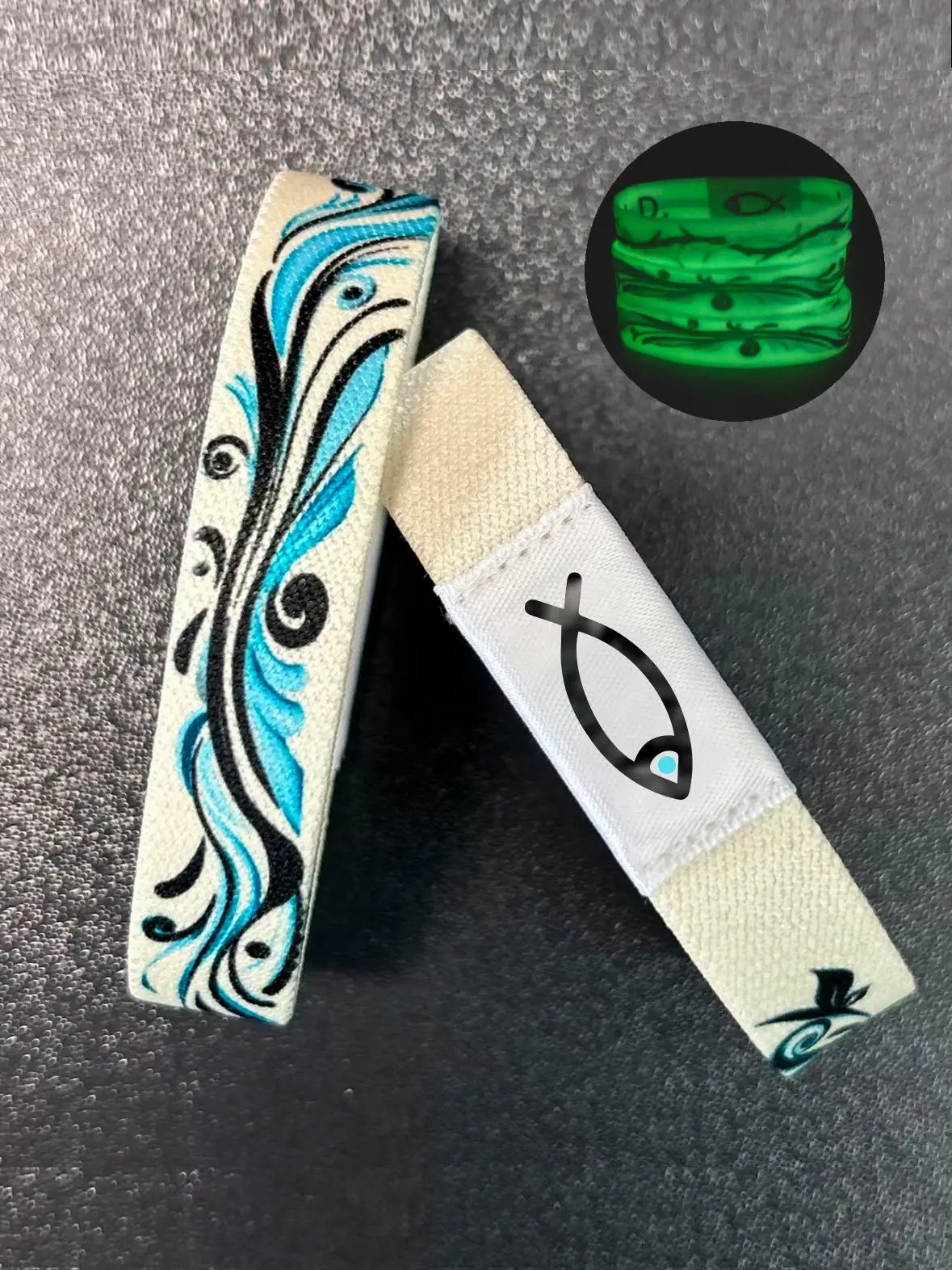 Daily Bible Bracelet Glow in the Dark Bracelet, Retractable Glow in the Dark Bracelet for Kids and Adults, Glow in the Dark Party Gift Supplies, Acces