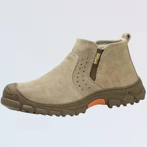 Men’s Work Safety Shoes for Electric Welders, Insulated Protective Sneakers, Anti-Scalding Anti-Slip Outdoor Hiking Shoes