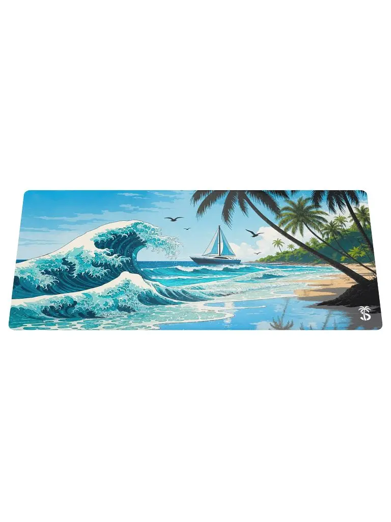 Azure Breaker Lite Gaming Deskpad - Computer Office Accessory, Large Mouse Pad for Gamers