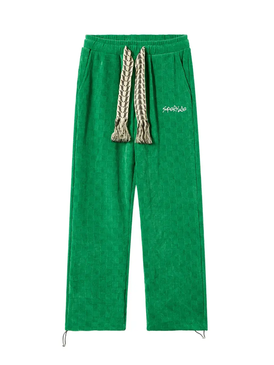 Thesupermade High Waisted Straight Cotton Sweatpants