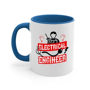 Electrical engineer Style 59#- electrician-Mug / Coffee Cup Ceramic Drinkware Glossy Tea Beverage Tumbler