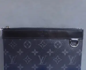 Pre-owned Louis Vuitton As Seen On Screen As Seen On Screen M373 Pochette Discovery PM Monogram Eclipse Zip️ $849