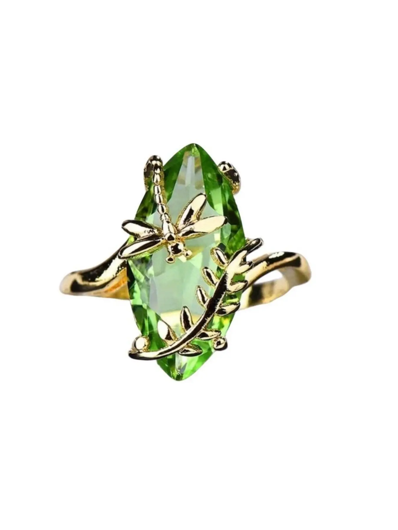 Elegant Dragonfly Ring for Women, Vibrant Bohemian Style Copper Jewelry with Sparkling Zircon, Fashion Rings, Perfect Gift for Anniversary or Birthday