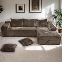 Khaki-Right Chaise