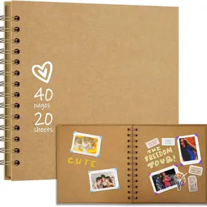 DIY Photo Album, 1/3 Counts Creative Card Making Scrapbook Album, Handmade Creative Photo Album, Gift for Friends & Family, Scrapbook Page