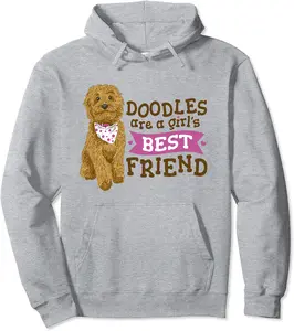 Goldendoodle are a girls best friend dog cute Goldendoodle Pullover Hoodie - Rubencordov Shop 76B09Q1C3WRM