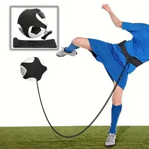 Single Person Training Aid! Elastic Soccer Ball Kick Strap, Anytime Anywhere Improve Feel, Adjustable Elastic Bounce Strap, Efficient Training