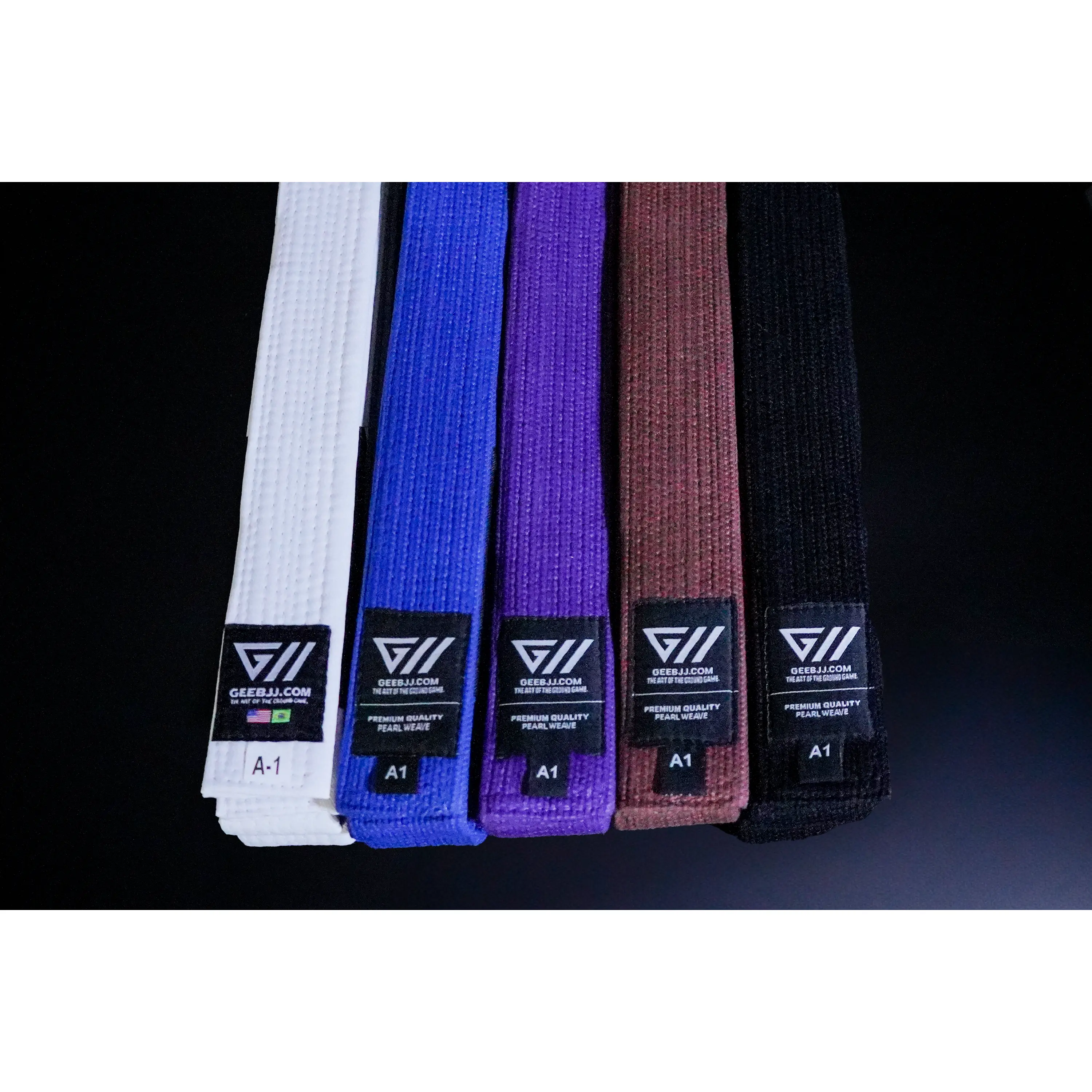 Gee BJJ Premium Belts - Adults