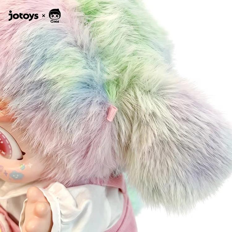 JOTOYS Q.kid Rainbow Candy Puppy 400% Large Collectible Figure Blind Box (Only one)