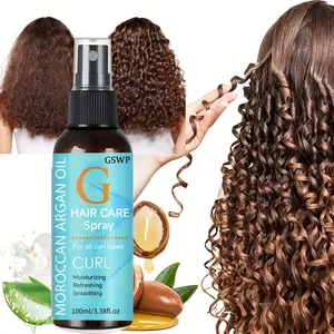 100ml Curl Care Spray Hydrates curls for fresh, smooth texture Reduces dryness and frizz Nourishes and defines curls Restores shine and bounce Unisex formula，Ten-in-One，no need to wash，spray at any time，suitable for all curly hair styles