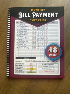 Monthly Bill Payment Checklist: Bill Tracker Notebook, The 4-Year Guide for Families & Money Managers, 960 Billing Records Included!