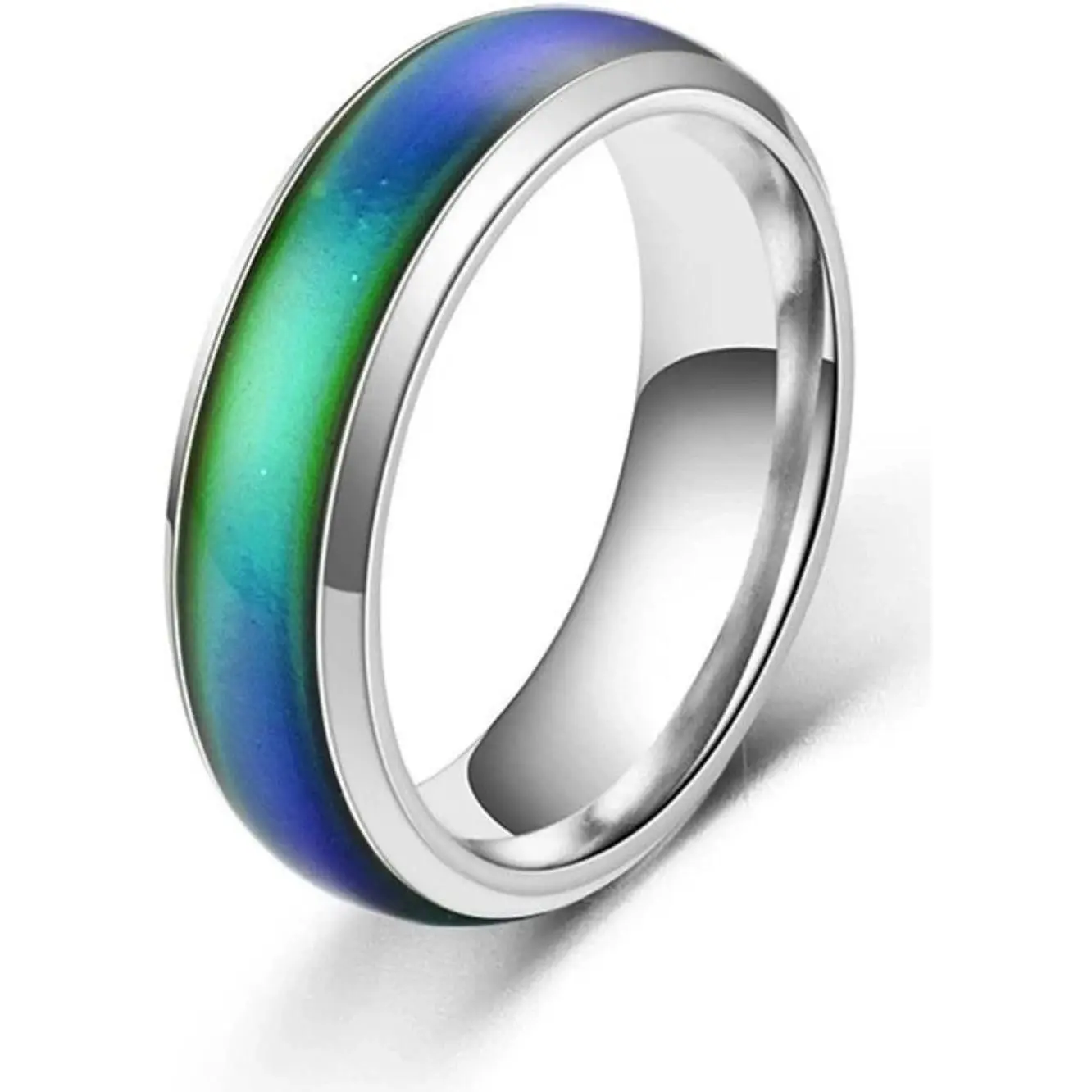 Band Mood Ring for  and Adults - Includes Color Mood Chart
