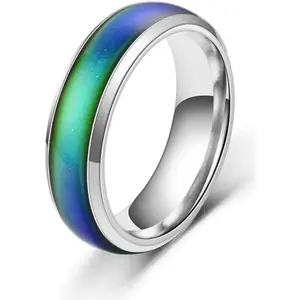 Band Mood Ring for  and Adults - Includes Color Mood Chart